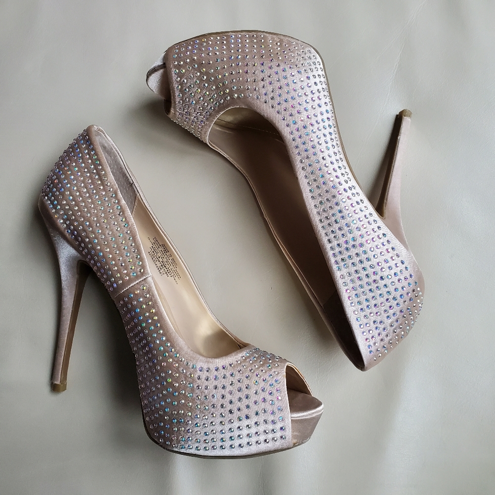 Jennifer Lopez Peep Toe Heels